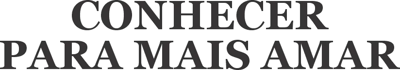 Conhecer para Mais Amar sem fundo